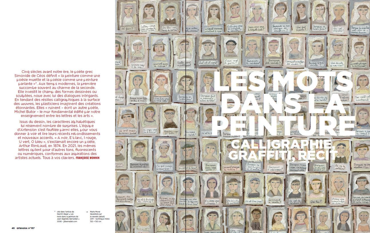 Dossier : les mots dans la peinture