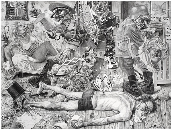 2017-MarcosCarrasquerJob_2017_120x160cm_LavisEncreSurPapier©MCarrasquer